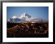 Houses With Huayna Potosi Behind, La Paz, Bolivia by Woods Wheatcroft Limited Edition Pricing Art Print