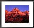 Sunset Over The Watchman, Zion National Park, Usa by John Elk Iii Limited Edition Print