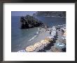 Mediterranean Beach In Cinque Terre, Liguria, Italy, by David Barnes Limited Edition Print