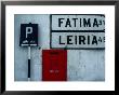 Street Signs And Letterbox In Tomar, Tomar, Ribatejo, Portugal by Jeffrey Becom Limited Edition Print