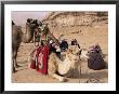 Group Of Bedouin And Camels, Wadi Rum, Jordan, Middle East by Bruno Morandi Limited Edition Print