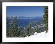 Lake Tahoe And Town On California And Nevada State Line, Usa by Adam Swaine Limited Edition Pricing Art Print