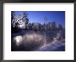 Rimed Trees And Morning Fog On Provo River, Wasatch Mountains, Utah, Usa by Howie Garber Limited Edition Print