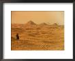 A Solitary Figure In The Desert At Abusir by Kenneth Garrett Limited Edition Print