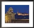 Chain Bridge, Embankment River Buildings, Budapest, Hungary by Christian Kober Limited Edition Print