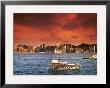 Hong Kong Harbor At Sunset, Hong Kong, China by Bill Bachmann Limited Edition Print