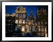 Buildings Reflected In Puddle, Amsterdam, Netherlands by Martin Moos Limited Edition Pricing Art Print