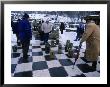 Men Playing Outdoor Chess In Winter, Helsinki, Finland by Wayne Walton Limited Edition Print