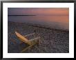 Beach Chair Facing The Water At Twilight by Bill Hatcher Limited Edition Print