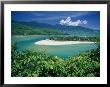 Elevated View Of A Sandy Strip Of Land With White Beaches And Emerald Waters by Steve Raymer Limited Edition Print