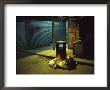 Pile Of Garbage Next To A Trash Can On A Hong Kong Street At Night by Eightfish Limited Edition Print