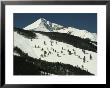Elevated View Of Slope At Big Sky Ski Resort by Raymond Gehman Limited Edition Print
