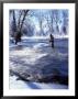 Flyfishing In Provo River On Cold Morning, Wasatch Mountains, Near Heber, Utah, Usa by Howie Garber Limited Edition Print