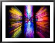 Stained Glass Windows Give Abstract Colors To A Motion Photo, Washington, D.C. by Stephen St. John Limited Edition Print