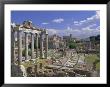 View Across The Roman Forum, Rome, Lazio, Italy, Europe by John Miller Limited Edition Pricing Art Print