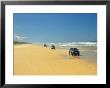 Four Wheel Drives, Seventy Five Mile Beach, Fraser Island, Queensland, Australia by David Wall Limited Edition Pricing Art Print