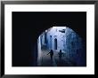Two Boys Running Through Kasbah, Chefchaouen, Morocco by Jeffrey Becom Limited Edition Print