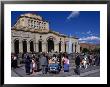 Crowd In Republic Square Outside Armenian History Museum And National Art Gallery, Yerevan, Armenia by Bill Wassman Limited Edition Pricing Art Print