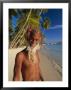 Portrait Of A Rasta Man At Pigeon Point, Tobago, Trinidad And Tobago, West Indies, Caribbean by Gavin Hellier Limited Edition Print