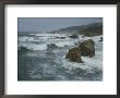 Heavy Surf Pounds A Rocky Shoreline by Bates Littlehales Limited Edition Print