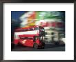 Bus In Motion, London, Uk by Peter Adams Limited Edition Print