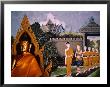 Images Of Buddha And People At Wat Phra That Doi Suthep, Chiang Mai, Thailand by Paul Beinssen Limited Edition Print