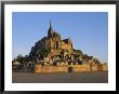 Mont St.Michel At Dusk, La Manche Region, Basse-Normandie, France by I Vanderharst Limited Edition Print