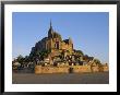 Mont St.Michel At Dusk, La Manche Region, Basse-Normandie, France by I Vanderharst Limited Edition Print