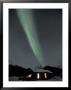 Northern Lights Curtain Of Green Over A Miner's Cabin, Brooks Range, Alaska, Usa by Hugh Rose Limited Edition Print
