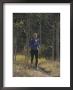 A Runner Takes An Autumn Jog Along Cache Creek by Bobby Model Limited Edition Print