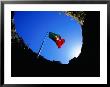 Portuguese Flag Inside Castelo Dos Mouros, Sintra, Portugal by Martin Lladã³ Limited Edition Print