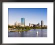 City Skyline And Charles River, Boston, Massachusetts, Usa by Amanda Hall Limited Edition Print