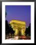 Arc De Triomphe, Night View, Paris, France by Steve Vidler Limited Edition Print