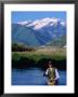 Fly-Fishing In Utah's Provo River, Provo, Utah, Usa by Cheyenne Rouse Limited Edition Print