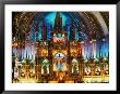 Interior Of The Notre Dame Basilica Of Vieux Montreal, Montreal, Quebec, Canada by Setchfield Neil Limited Edition Pricing Art Print
