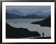 A Hiker Explores Above Taraba Sound, A Remote Chilean Fjord by Gordon Wiltsie Limited Edition Print
