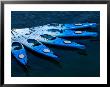 Kayaks In Harbor Along Bearskin Neck, Rockport, Massachusetts, Usa by Lisa S. Engelbrecht Limited Edition Print