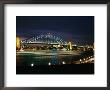 Sydney Harbour Bridge At Dusk From The Botanic Gardens, Sydney, Australia by Greg Elms Limited Edition Print