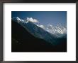 Mount Everest And Other Mountains In The Khumbu Valley Region Of The Himalayas by Michael Klesius Limited Edition Pricing Art Print