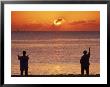 Women Doing Tai Chi On Beach, Fl by Jeff Greenberg Limited Edition Print