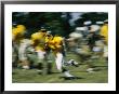 High School Football Player Carrying The Ball by Brian Gordon Green Limited Edition Pricing Art Print