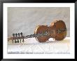 Traditional Hardanger Fiddle With Mother-Of-Pearl Inlay, Rosing, Norway by Russell Young Limited Edition Print