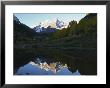 The Majestic Maroon Bells Are Reflected In Maroon Lake by Charles Kogod Limited Edition Print