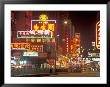 Neon Lights At Night, Nathan Road, Hong Kong, China by Brent Bergherm Limited Edition Print