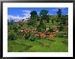 Himalayan Settlement, Annapurnas, Nepal by Carol Polich Limited Edition Print