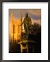 Statue Of Charles Cameron Kingston And Church Tower On King William Street Adelaide, Australia by John Hay Limited Edition Print