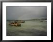 Boats Anchored In Shallow Water by Raul Touzon Limited Edition Pricing Art Print