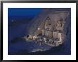Night View Of The Temple And Statues At Abu Simbel by O. Louis Mazzatenta Limited Edition Print