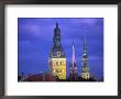 Dome Cathedral, St. Peter's And St. Saviour's Churches, Riga, Latvia by Peter Adams Limited Edition Print