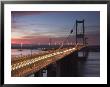 Severn Road Bridge, Severn Estuary, Wales, England by Alan Copson Limited Edition Print